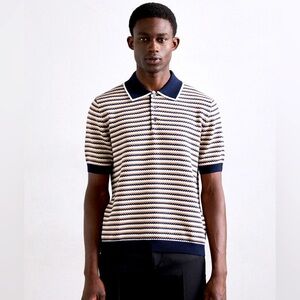 New NWT Missoni Men’s Zig Zag Polo Shirt MSRP $810